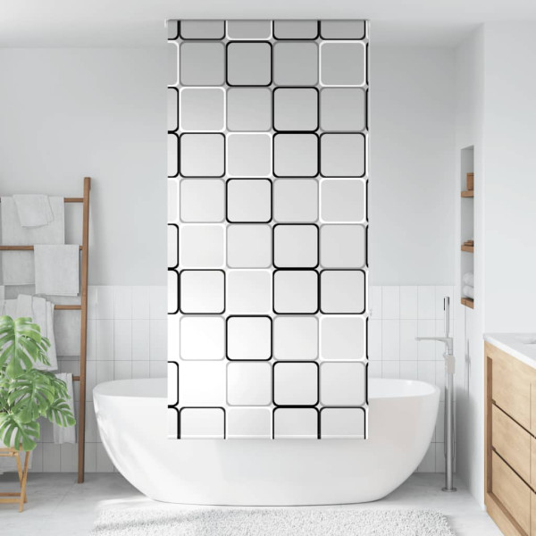 Estor enrollable para ducha tela 90x240 cm ancho 86 cm D