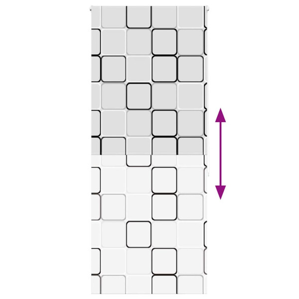 Rolo de Duche Estores 90x240 cm Largura Tecido 86 cm M 5