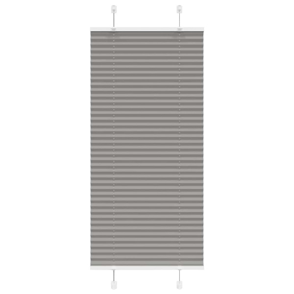 Estor Plisado Antracita 55x150 cm Tela Ancho 54.4 cm Poliéster D