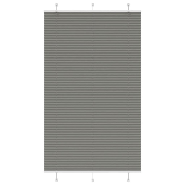 Estor Plisado Antracita 115x200 cm Tela Ancho 114.4cm Poliéster D