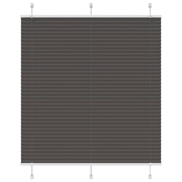 Estor Plisado negro 115x150 cm Tela Ancho 114.4 cm Poliéster D