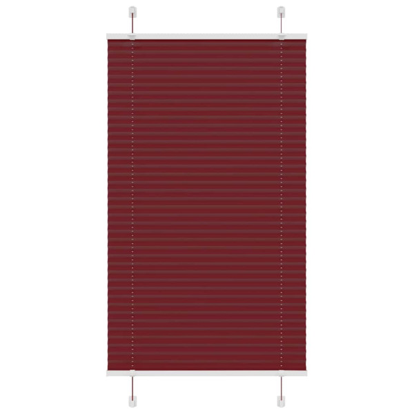 Estor Plisado rojo burdeos 75x150 cm Tela Ancho 74.4 cm D