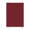 Estor Plisado rojo burdeos 85x150 cm Tela Ancho 84.4 cm 1