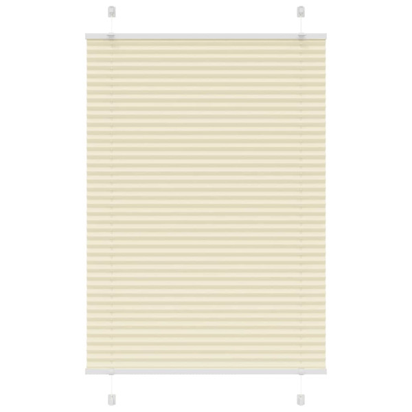 Estor Plisado crema 90x100 cm Tela Ancho 89.4 cm Poliéster D