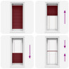Estor Plisado rojo burdeos 60x150 cm Tela Ancho 59.4 cm 5
