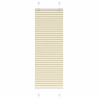 Creme Plissada Cega 45x100 cm Largura Tecido 44.4 cm Poliéster 1