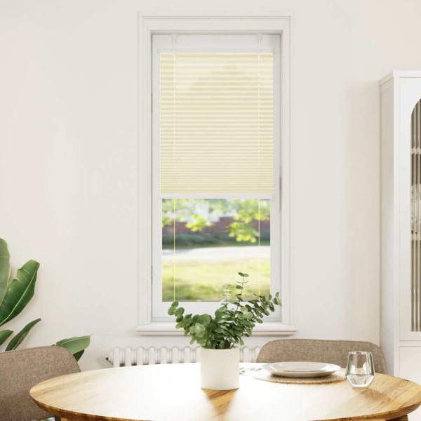 Creme Plissada Cega 45x100 cm Largura Tecido 44.4 cm Poliéster M 2