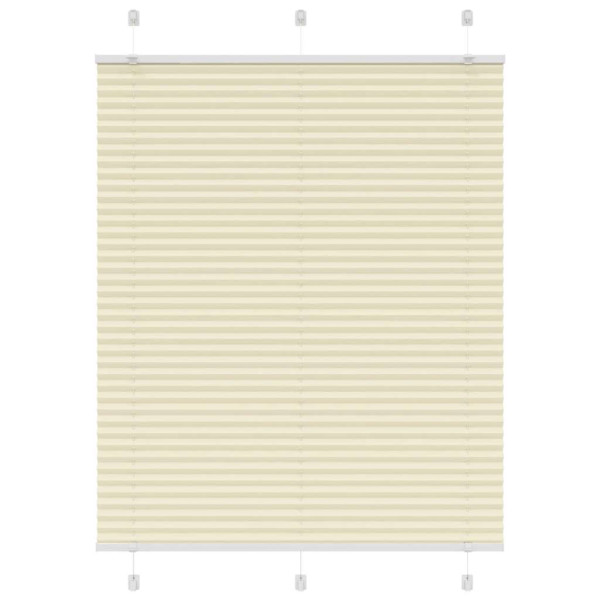 Estor Plisado crema 105x100 cm Tela Ancho 104.4 cm Poliéster D