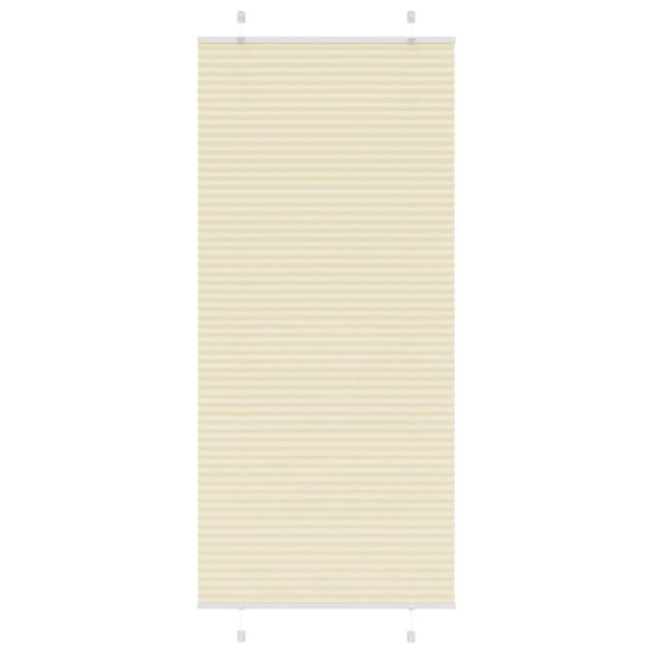 Estor Plisado crema 90x200 cm Tela Ancho 89.4 cm Poliéster D