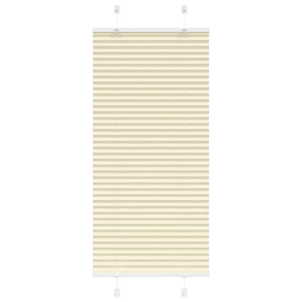 Estor Plisado crema 65x150 cm Tela Ancho 64.4 cm Poliéster D