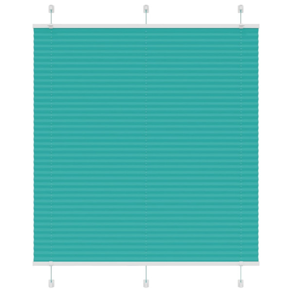 Estor Plisado verde petróleo 120x100 cm Tela Ancho 119.4 cm D