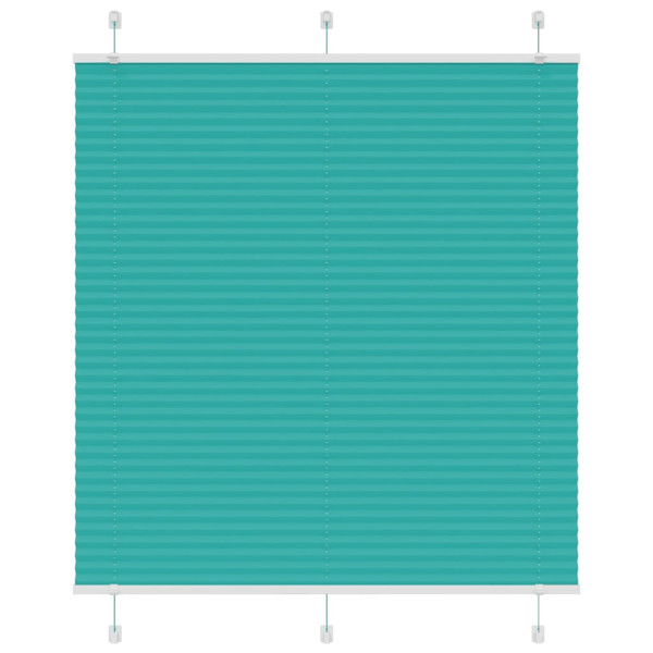Estor Plisado verde petróleo 115x150 cm Tela Ancho 114.4 cm D