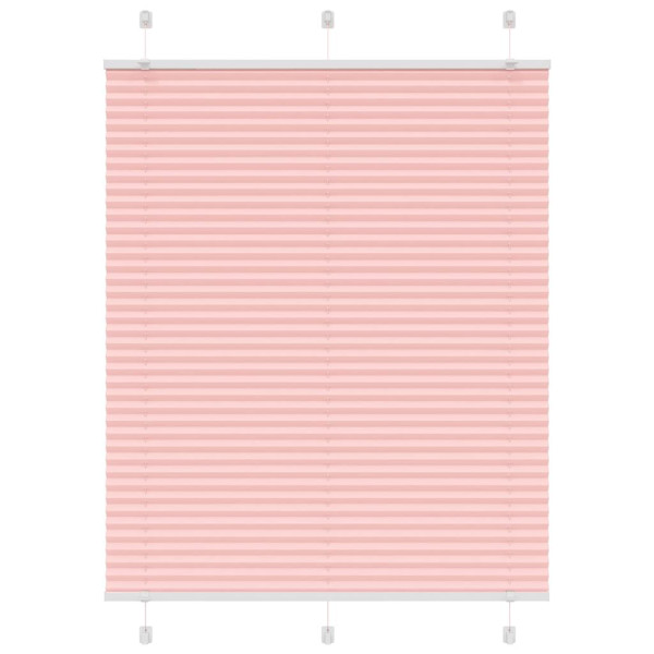 Estor Plisado rosa 110x100 cm Tela Ancho 109.4 cm Poliéster D