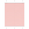 Estor Plisado rosa 110x100 cm Tela Ancho 109.4 cm Poliéster 1