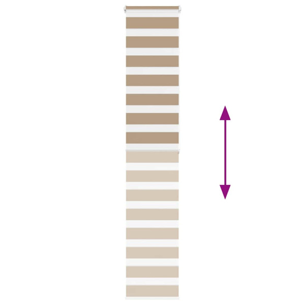 Cortina de zebra 40x200 cm largura do tecido 35.9 cm poliéster M 5
