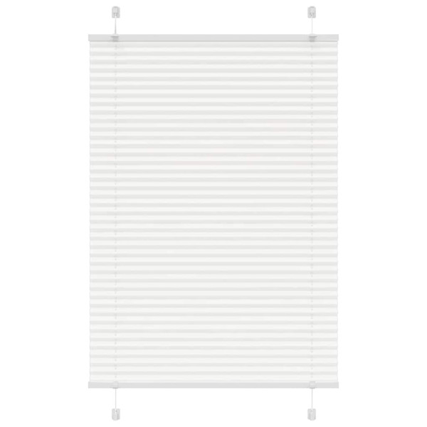 Estor Plisado blanco 100x100 cm Tela Ancho 99.4 cm Poliéster D