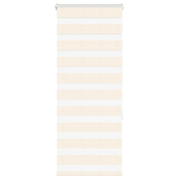 Estor cebra beige mármol tejido ancho 60.9 cm poliéster D