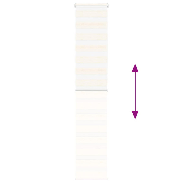 Estor cebra beige mármol tejido ancho 35.9 cm poliéster M 5