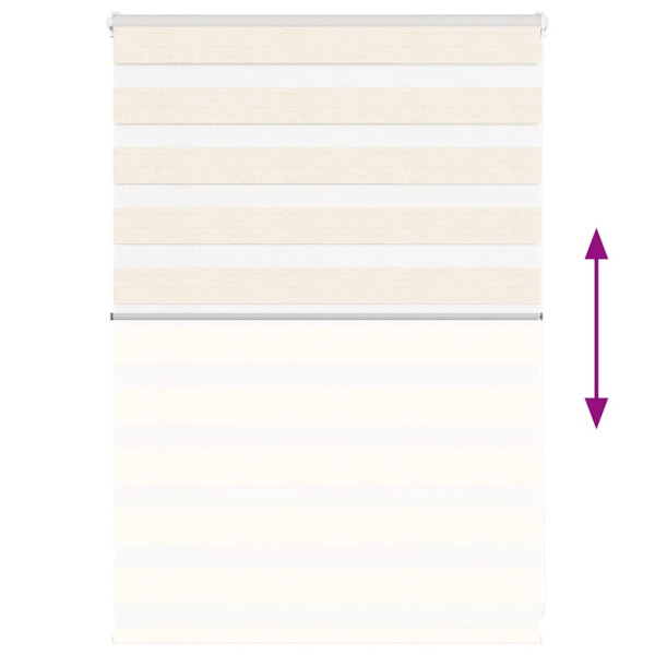 Estor cebra beige mármol tejido ancho 105.9 cm poliéster M 5