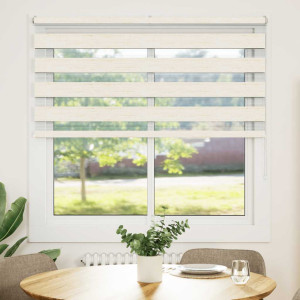 Estor cebra beige mármol tejido ancho 135.9 cm poliéster H