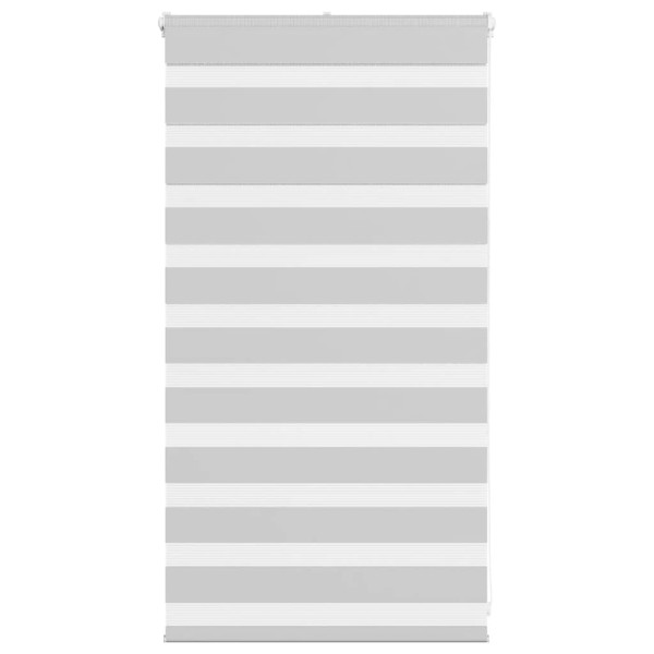 Estor cebra gris claro 80x100cm tejido ancho 75.9 cm poliéster D