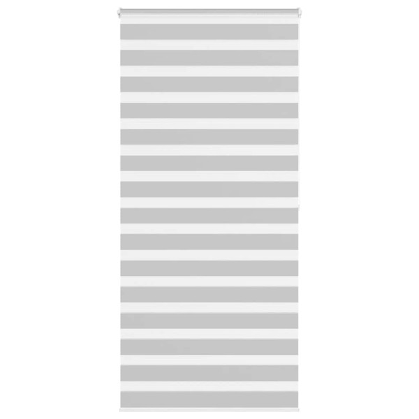 Estor cebra gris claro 105x200cm tejido ancho 100.9cm poliéster D
