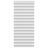 Estor cebra gris claro 105x200cm tejido ancho 100.9cm poliéster 1
