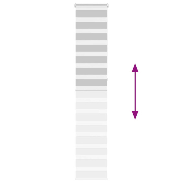 Cortina de zebra 50x230 cm largura do tecido 45.9 cm poliéster M 5