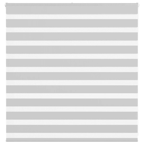 Estor cebra gris claro 145x100cm tejido ancho 140.9cm poliéster D