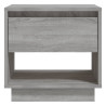 Mesita de noche madera de ingeniería gris Sonoma 45x34x44 cm 5