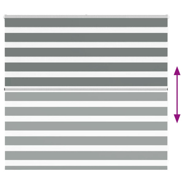 Cortina de zebra 165x100 cm largura do tecido 160.9cm poliéster M 5