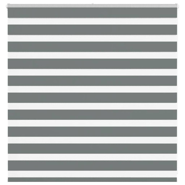 Estor cebra gris oscuro tejido ancho 135.9 cm poliéster D