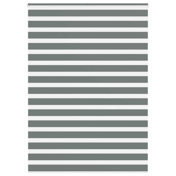 Estor cebra gris oscuro tejido ancho 160.9 cm poliéster D