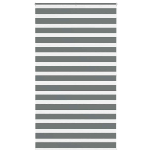 Estor cebra gris oscuro tejido ancho 130.9 cm poliéster D