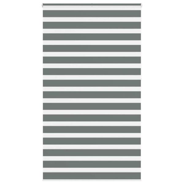 Estor cebra gris oscuro tejido ancho 115.9 cm poliéster D