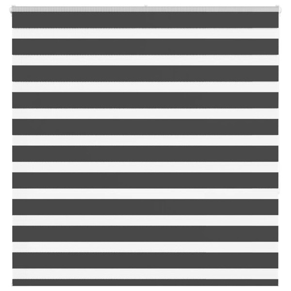 Estor cebra negro 140x150 cm tejido ancho 135.9 cm poliéster D