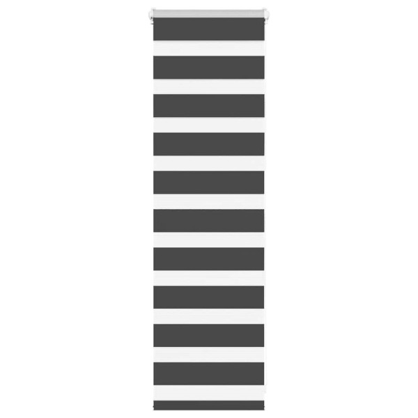 Estor cebra negro 45x100 cm tejido ancho 40.9 cm poliéster D