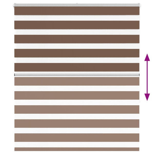 Cortina de zebra 135x150 cm largura do tecido 130.9cm poliéster M 5
