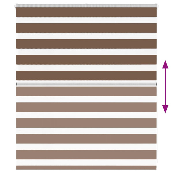 Cortina de zebra 130x100 cm largura do tecido 125.9cm poliéster M 5