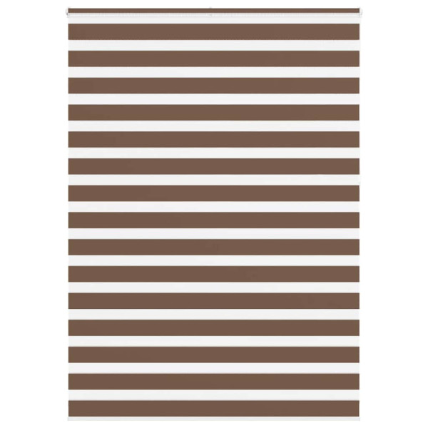 Estor cebra marrón 155x230 cm tejido ancho 150.9 cm poliéster D