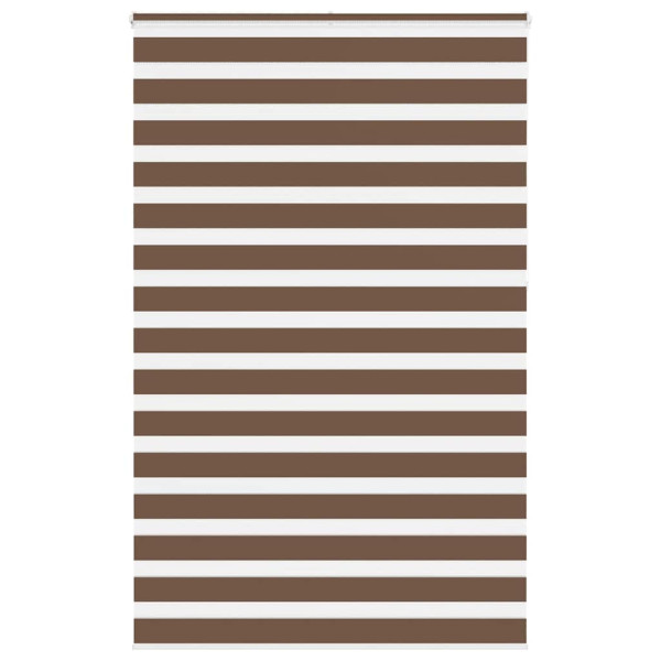 Estor cebra marrón 145x230 cm tejido ancho 140.9 cm poliéster D