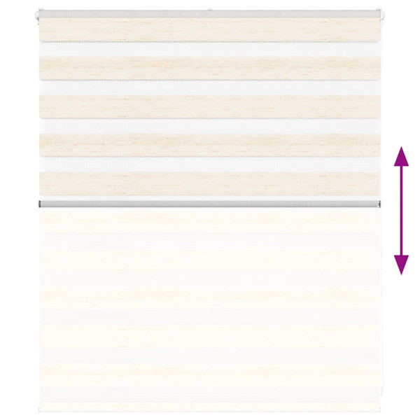 Estor cebra marrón 145x230 cm tejido ancho 140.9 cm poliéster M 5