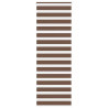 Estor cebra marrón 70x200 cm tejido ancho 65.9 cm poliéster 1
