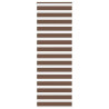 Estor cebra marrón 75x230 cm tejido ancho 70.9 cm poliéster 1