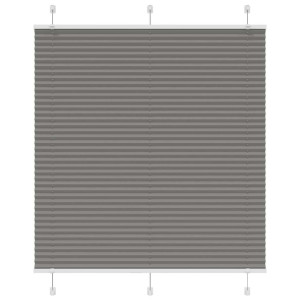 Estor Plisado Antracita 115x100 cm Tela Ancho 114.4cm Poliéster H