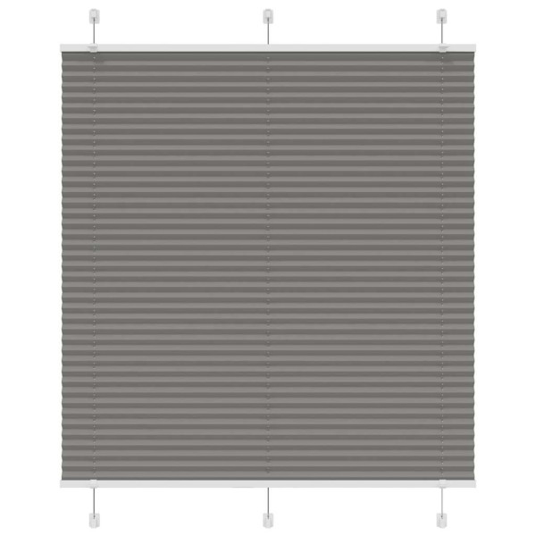 Estor Plisado Antracita 115x100 cm Tela Ancho 114.4cm Poliéster M 2