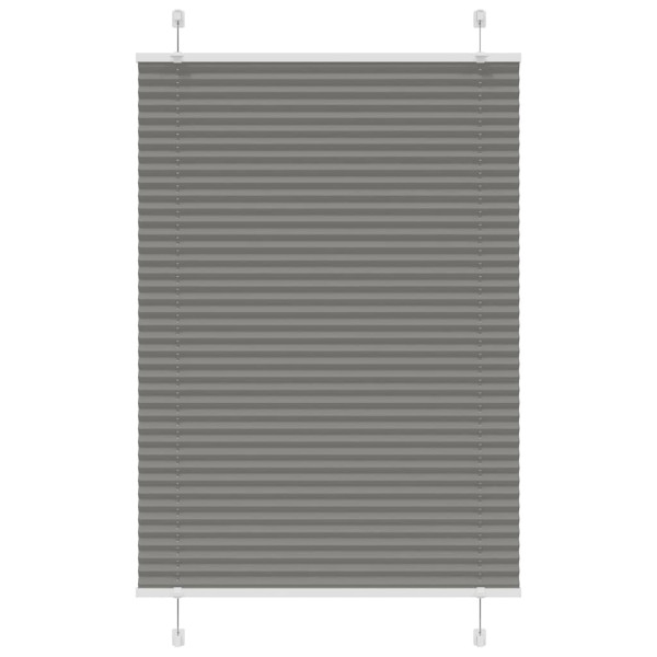 Estor Plisado Antracita 100x150 cm Tela Ancho 99.4 cm Poliéster D