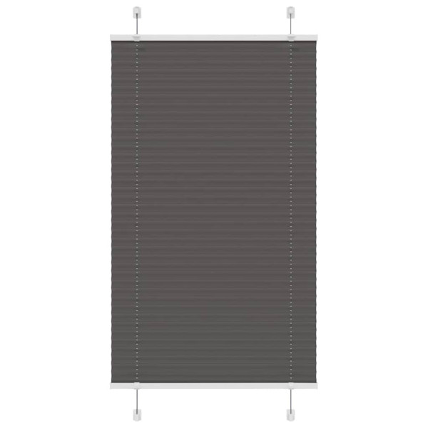 Estor Plisado negro 80x100 cm Tela Ancho 79.4 cm Poliéster D