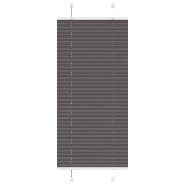 Estor Plisado negro 65x150 cm Tela Ancho 64.4 cm Poliéster D