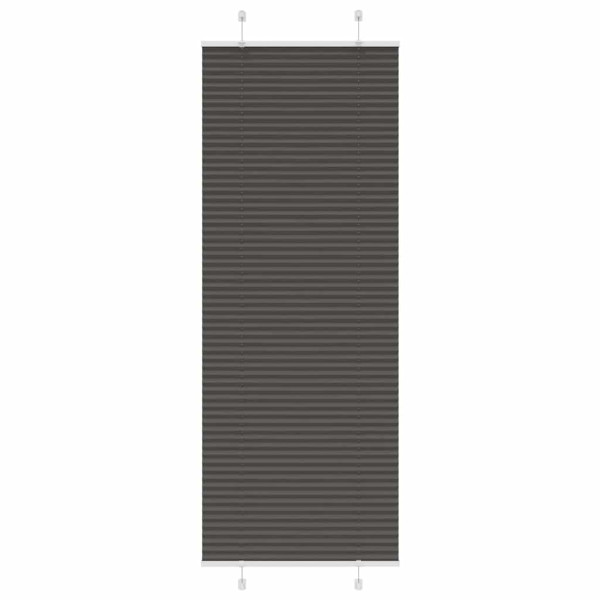 Estor Plisado negro 75x200 cm Tela Ancho 74.4 cm Poliéster D